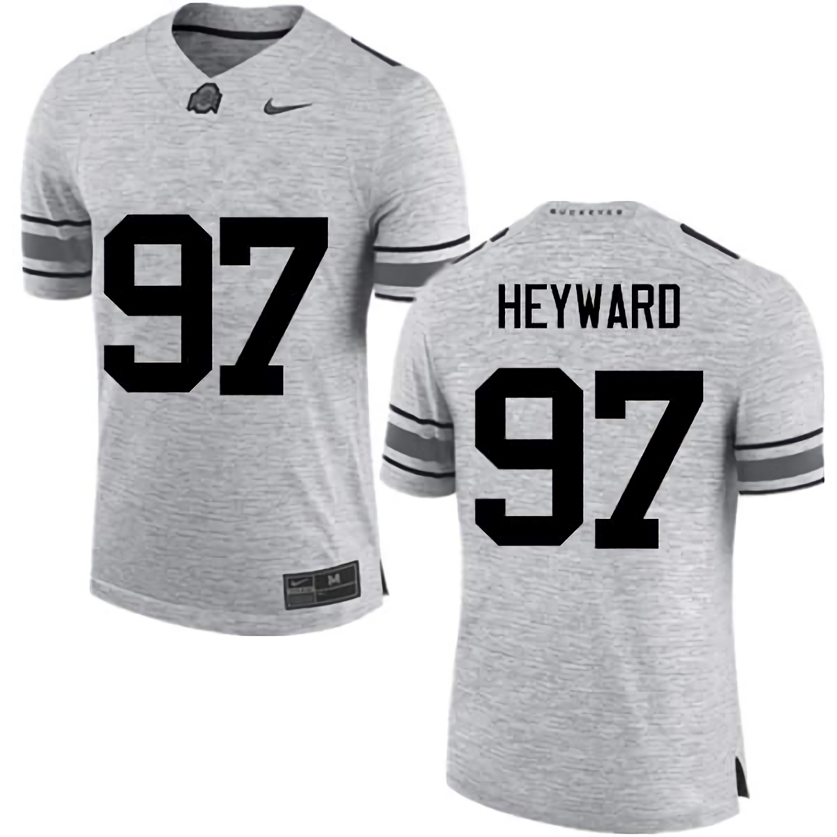 Cameron Heyward Ohio State Buckeyes Men's NCAA #97 Nike Gray College Stitched Football Jersey MCM8156ZI